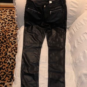 Leather pants